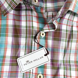 Peter Millar Plaid Long Sleeve Button Down Plaid 3X NWT MSRP $185
